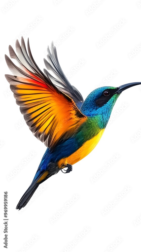 Regal Sunbird Flying on White Background, Photo Realistic, Wallpaper, Cover and Screen for Smartphone, PC, Laptop, 9:16 and 16:9 Format Regal Sunbird Flying on White Background, Photo Realistic, Wallpaper, Cover and Screen for Smartphone, PC, Laptop, 9:16 and 16:9 Format