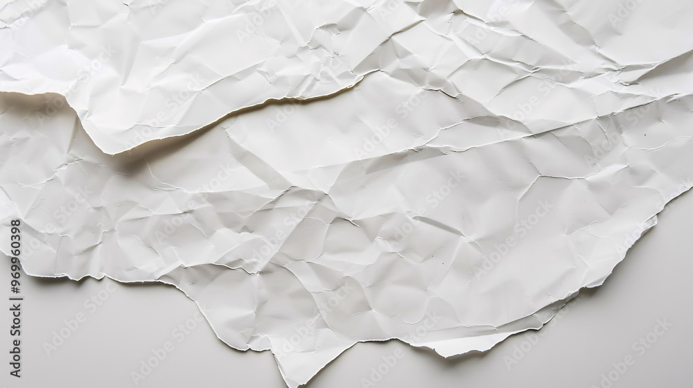 Obraz premium Blank white paper texture background.