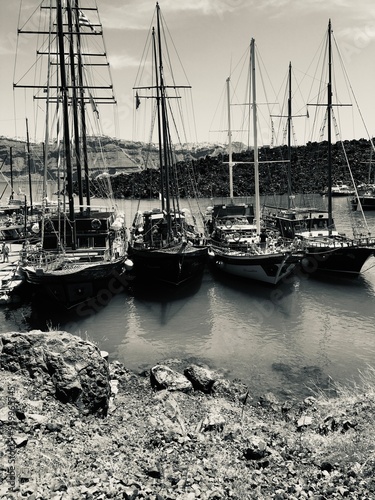 boats in the harbor