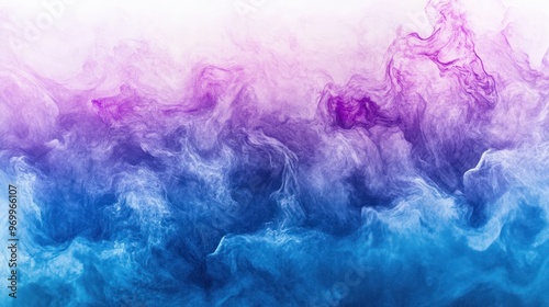 Abstract Swirls of Blue and Purple