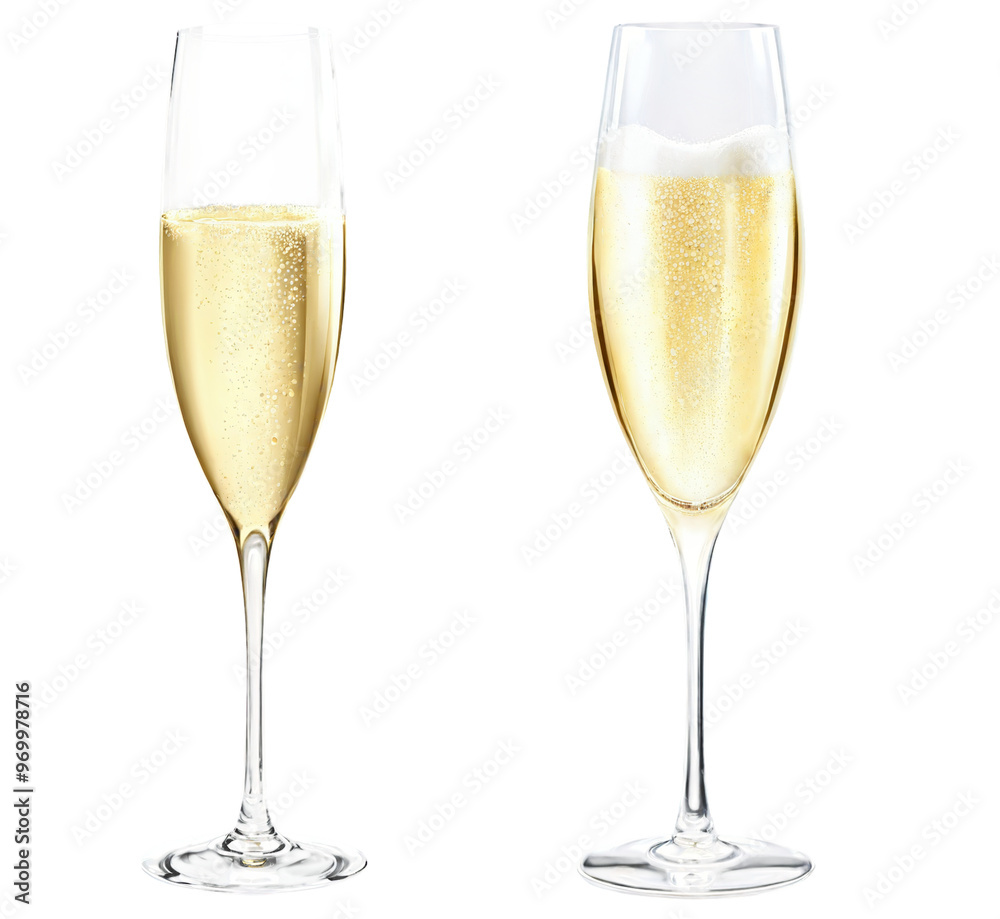 Champagne Glass on a transparent background Champagne Glass on a transparent background