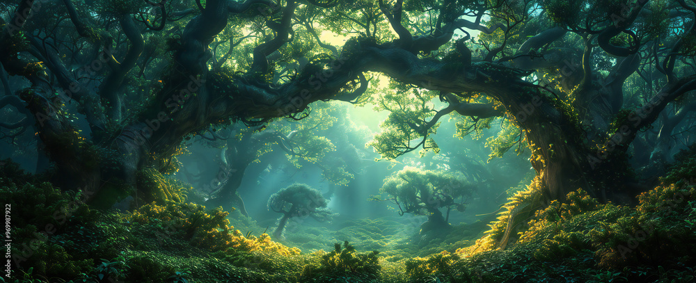 Fototapeta premium Natural Forest Archway