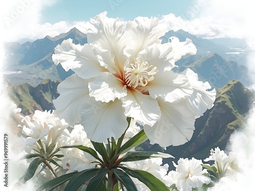 flowers in the sky