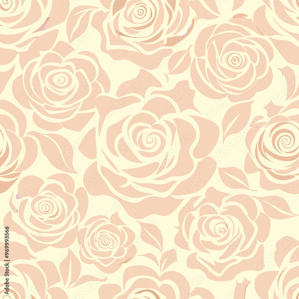 seamless pattern with roses seamless pattern with roses