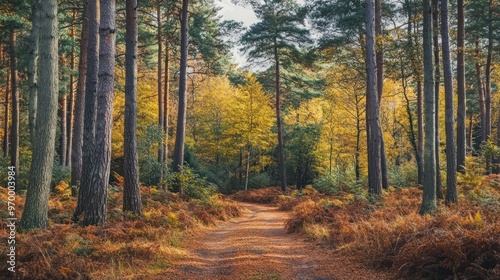 Autumnal Forest Path