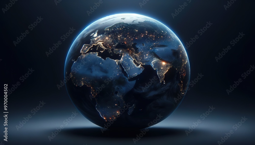 earth in the night earth in the night