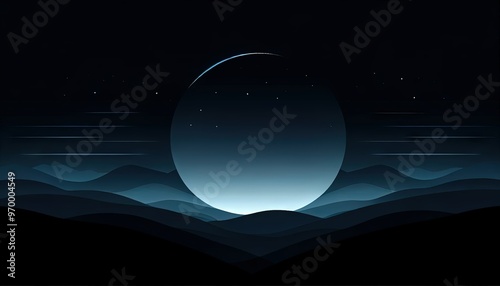 moon and stars
