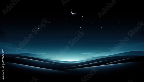 moon and stars