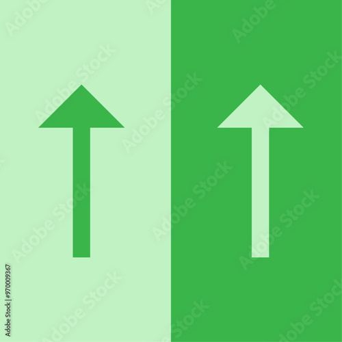 Arrow up [illustration], up direction photo