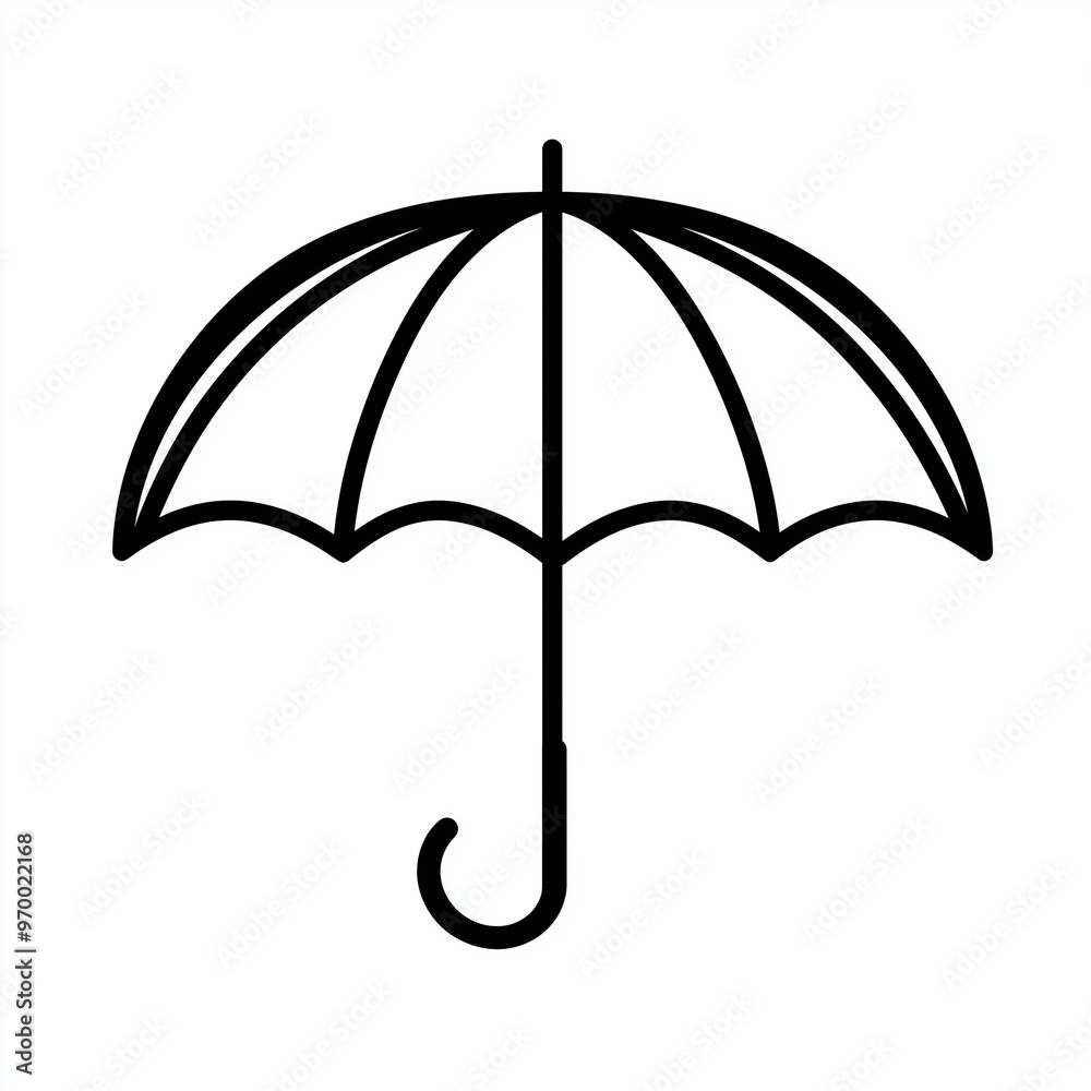 Another Look: Protective Umbrella Icon Outline – Shelter Redefined Another Look: Protective Umbrella Icon Outline – Shelter Redefined