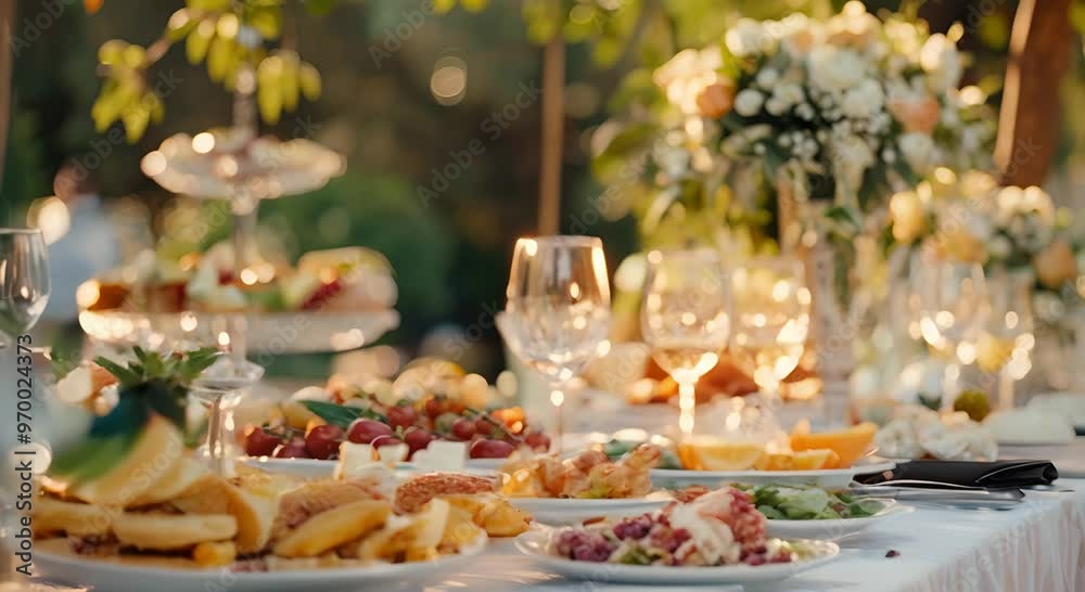 Elegant Table Setting with White Accents Elegant Table Setting with White Accents