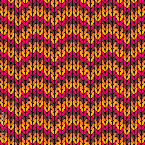 Knitted background pattern wallpaper knitting decorative print handmade textile knitting handiwork 