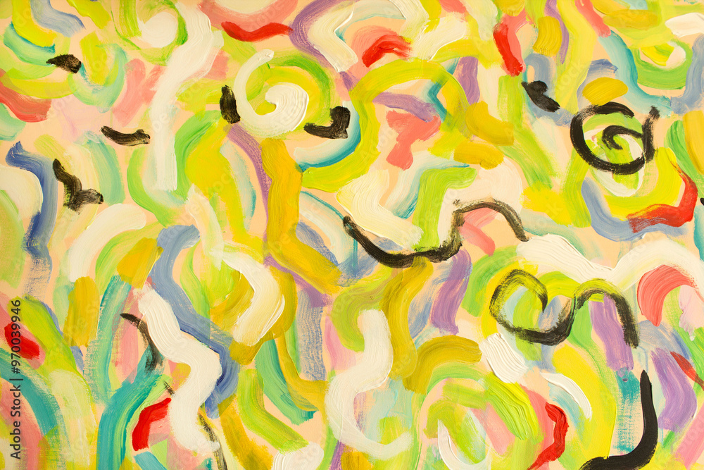 Detail of the Painting as a Background Detail of the Painting as a Background