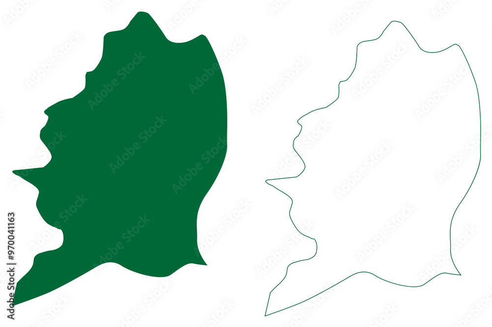 East Siang district (Arunachal Pradesh State, Republic of India) map vector illustration, scribble sketch East Siang map East Siang district (Arunachal Pradesh State, Republic of India) map vector illustration, scribble sketch East Siang map