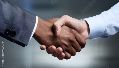 Handshake between two businessmen