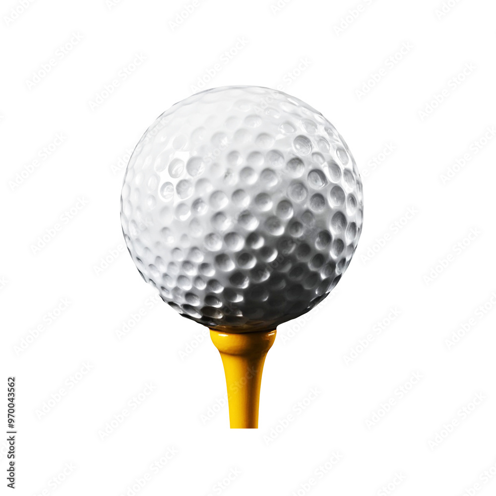 Golf Ball isolated on a transparent background Golf Ball isolated on a transparent background
