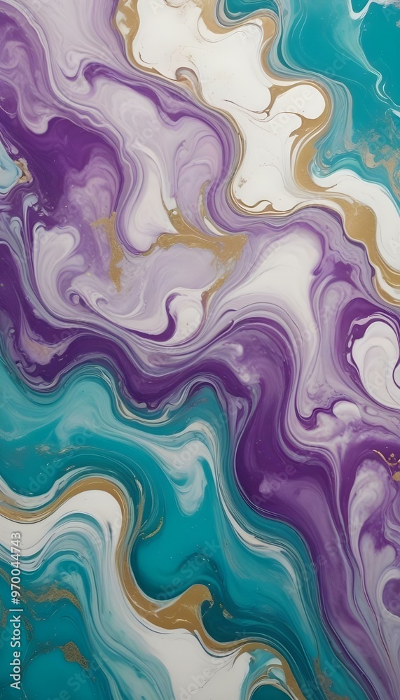 Oil painting Abstract fluid art featuring swirling Oil painting Abstract fluid art featuring swirling