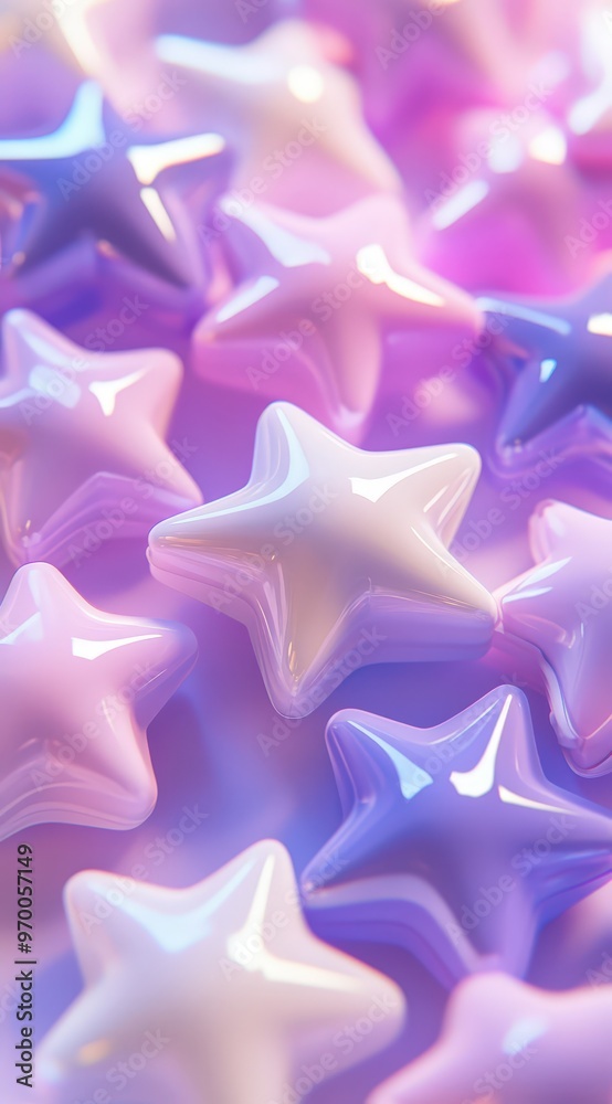 Cute pastel stars for adorable phone wallpaper design.