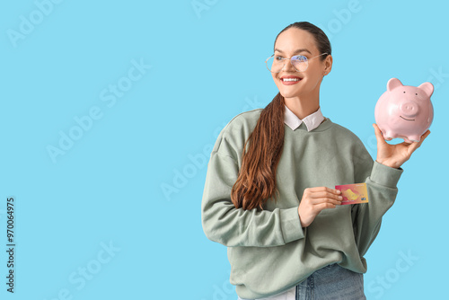 Young woman with credit car...