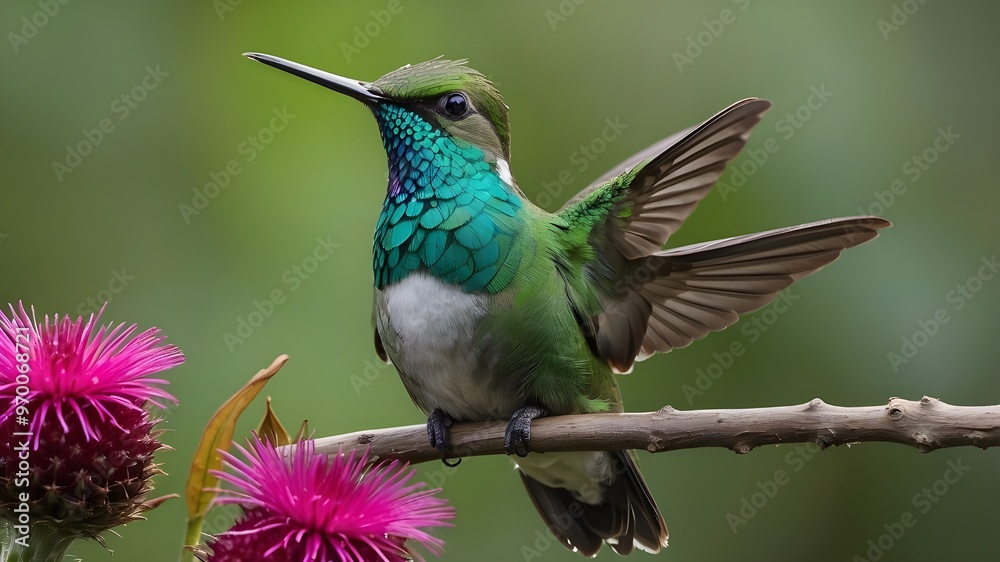 Fototapeta premium Birds in gardon