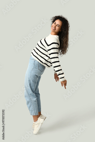 Cheerful African-American w...