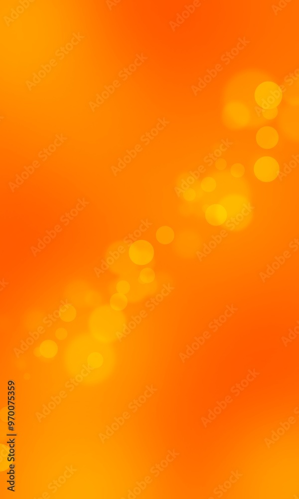 © Yuliya - Defocused lights on orange blurred background