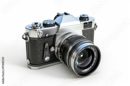 A vintage camera with a sleek design, perfect for photography enthusiasts and collectors. Capture memories with style.