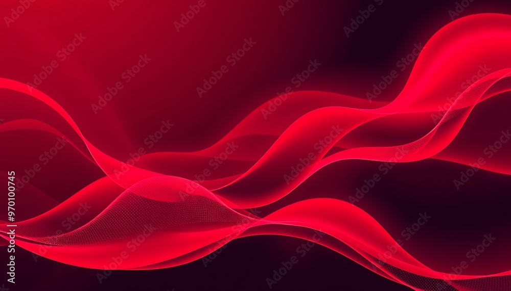 Abstract red waves creating a dynamic and fluid visual effect. Abstract red waves creating a dynamic and fluid visual effect.