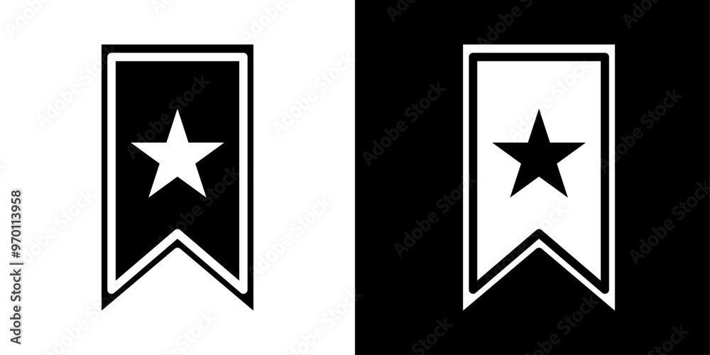 Bookmark icon Isolated flat vector in outline Bookmark icon Isolated flat vector in outline