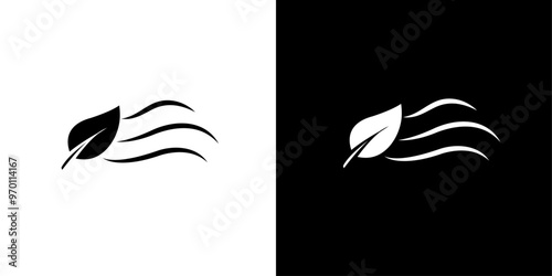 Clean Air Icon Isolated flat vector in outline