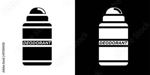 deodorant icon Isolated flat vector in outline