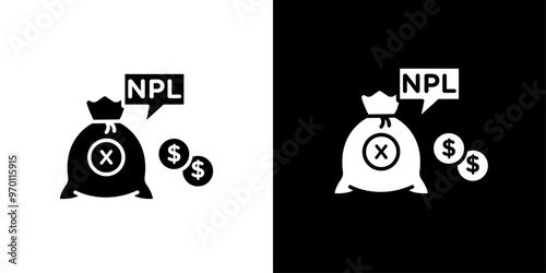 NPL icon Isolated flat vector in outline photo