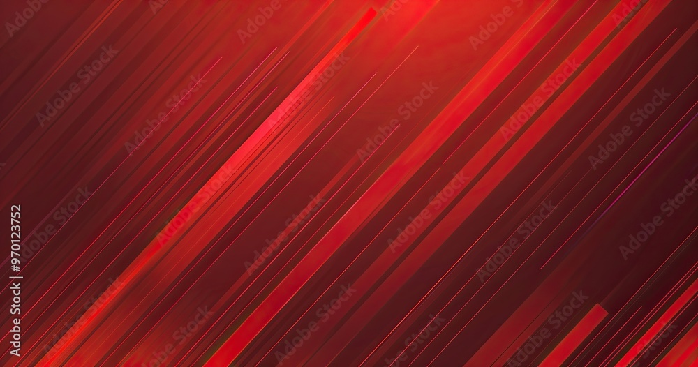 A vibrant abstract background featuring diagonal lines in varying shades of red, creating a dynamic and energetic visual effect.