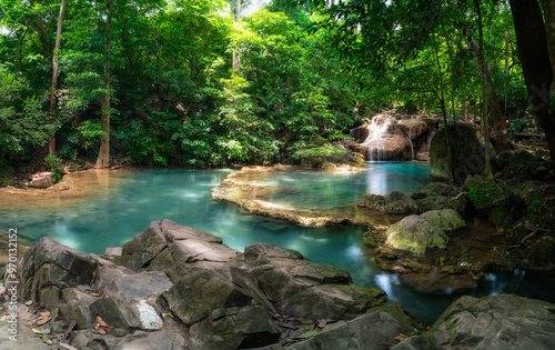 Arawan water fall in thailand photo