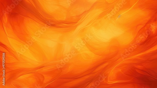 A vibrant abstract background featuring warm orange tones and flowing textures, ideal for digital art or design projects.