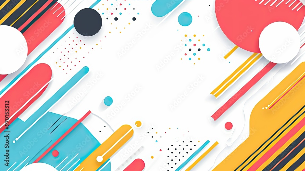 A vibrant abstract design featuring colorful geometric shapes and lines, ideal for backgrounds or creative projects. A vibrant abstract design featuring colorful geometric shapes and lines, ideal for backgrounds or creative projects.