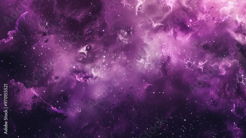 Enigmatic Purple Galaxy Universe. Detailed wallpaper