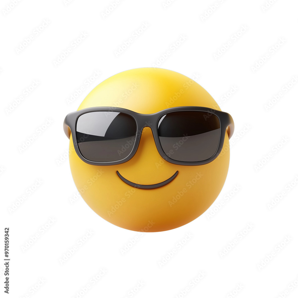 A Cheerful Emoji With Heart Eyes and a Big Smile Expressing Love A Cheerful Emoji With Heart Eyes and a Big Smile Expressing Love