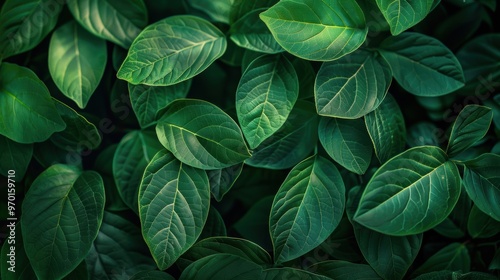 Lush Greenery. Nature-inspired background detailed with high-resolution leaf wallpaper