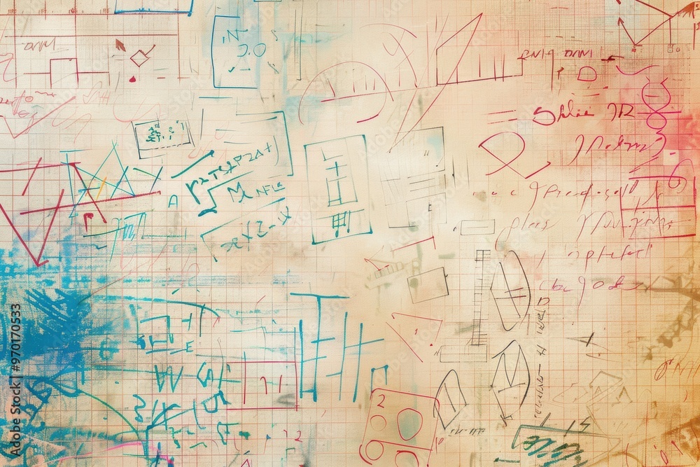 Mathematical Patterns. Abstract geometric background Mathematical Patterns. Abstract geometric background