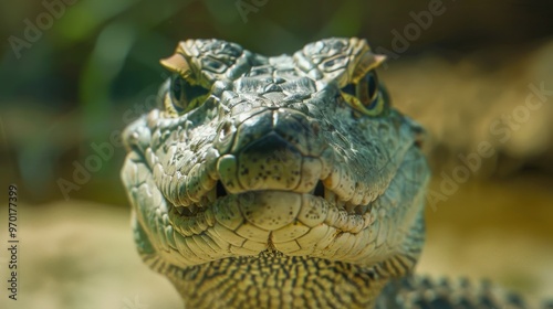 Majestic reptile in the Wild. An exquisite image capturing the beauty of a reptile in its natural habitat. is a true symbol of the wonders of the reptile world.