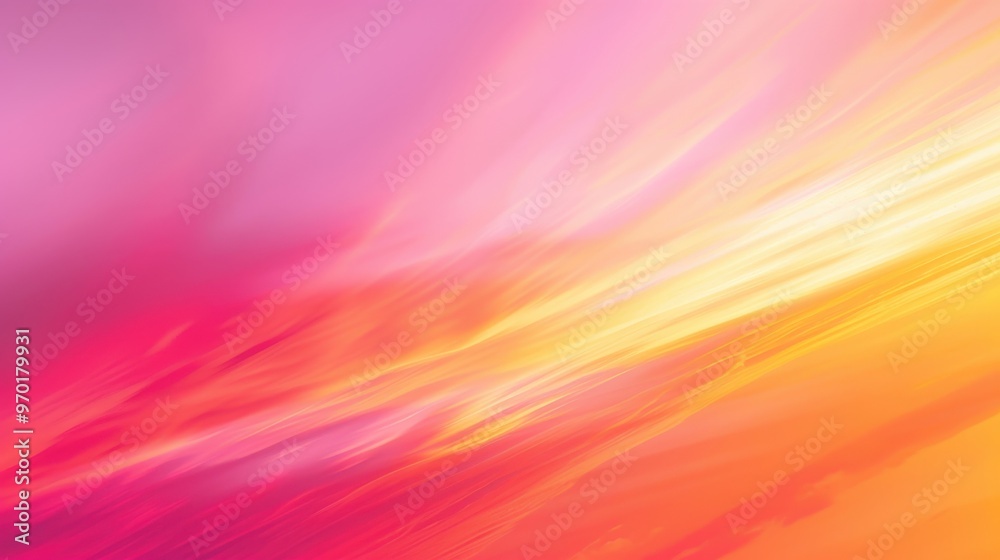 Abstract Pink and Orange Gradient Background