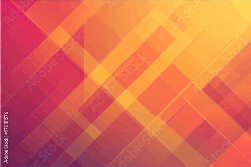 Bright orange and pink background with diagonal lines and squares vector illustration-gigapixel-art-scale-4_00x