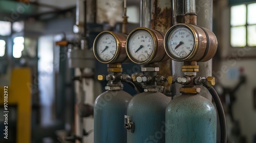 Agriculture Ministry's Scientific Center. For scientific research, gas tanks or medical gas cylinders with gauge regulators and manometers are used.