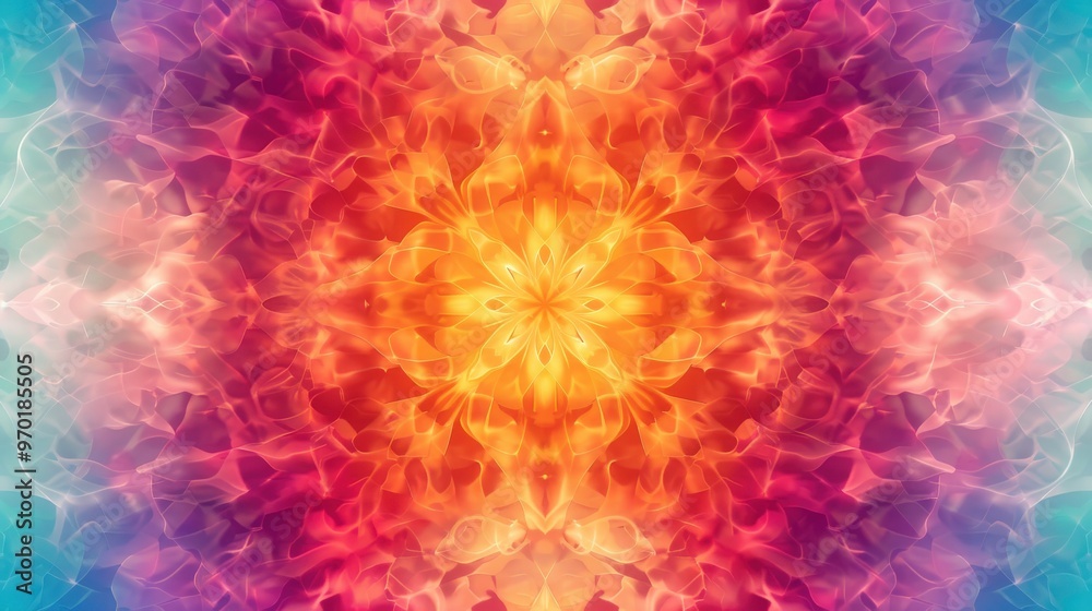 Abstract Colorful Kaleidoscope Background Abstract Colorful Kaleidoscope Background