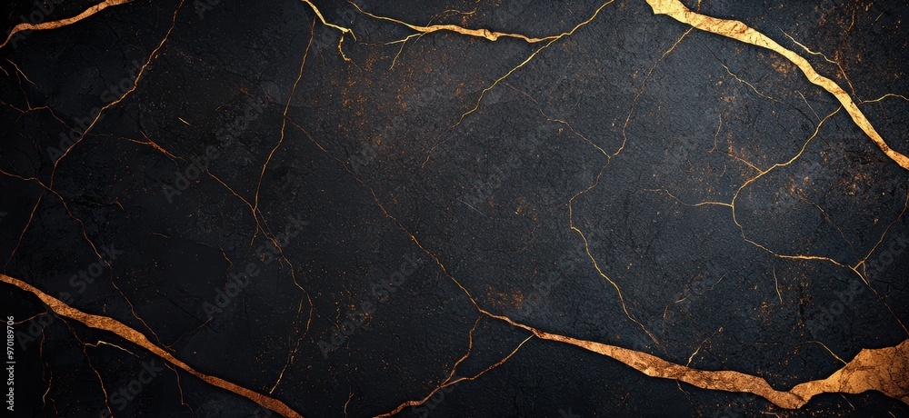 Cracked gold marble texture background Cracked gold marble texture background