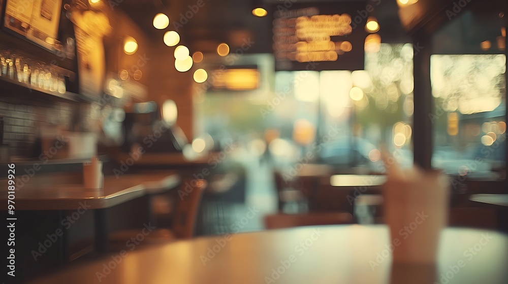 abstract blurred background of place for order at a fast food restaurant Out of focus concept with vintage tone effect : Generative AI abstract blurred background of place for order at a fast food restaurant Out of focus concept with vintage tone effect : Generative AI