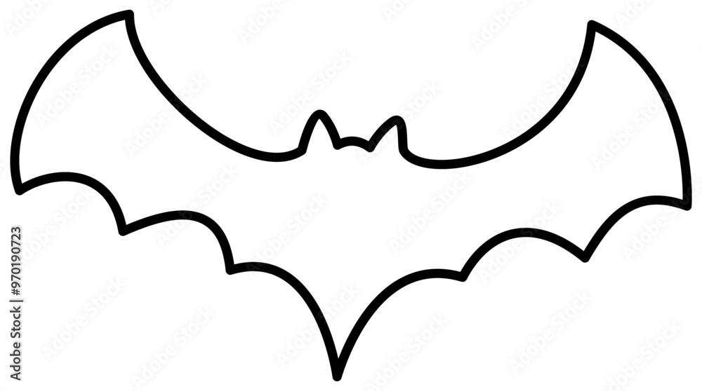 Bat | Animal Vector Art | Spooky Season | Simple Flying Bat Bat | Animal Vector Art | Spooky Season | Simple Flying Bat