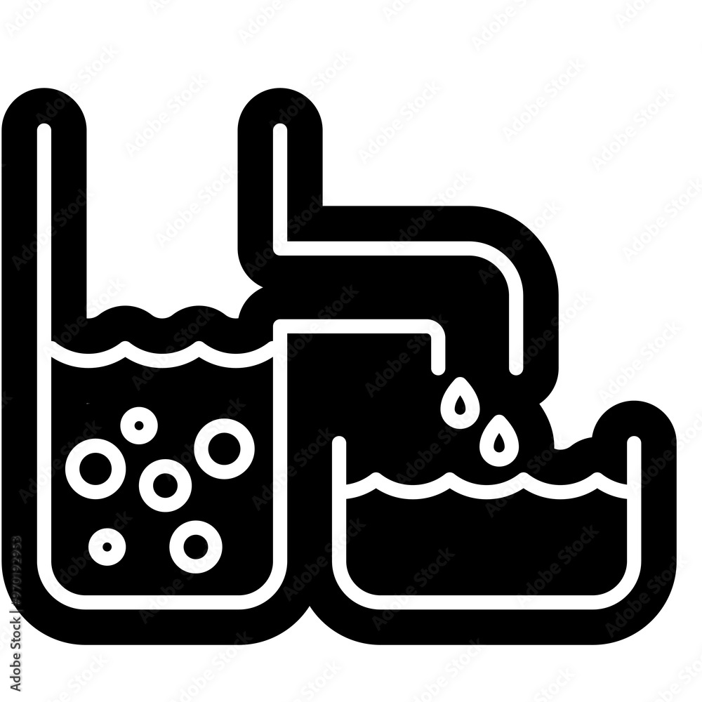 Procces Desalination of water icon Procces Desalination of water icon
