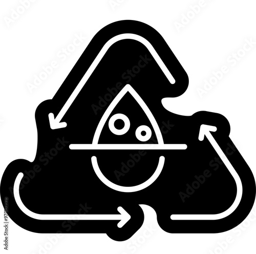 Procces Desalination of water icon
